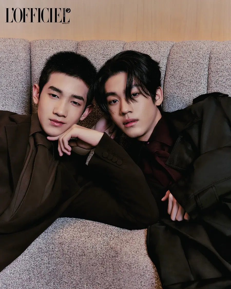 แอลม่อน-ภูมิสุวรรณ & โปรเกรส-ภาสวิชญ์ @ L&rsquo;OFFICIEL Thaland January 2025