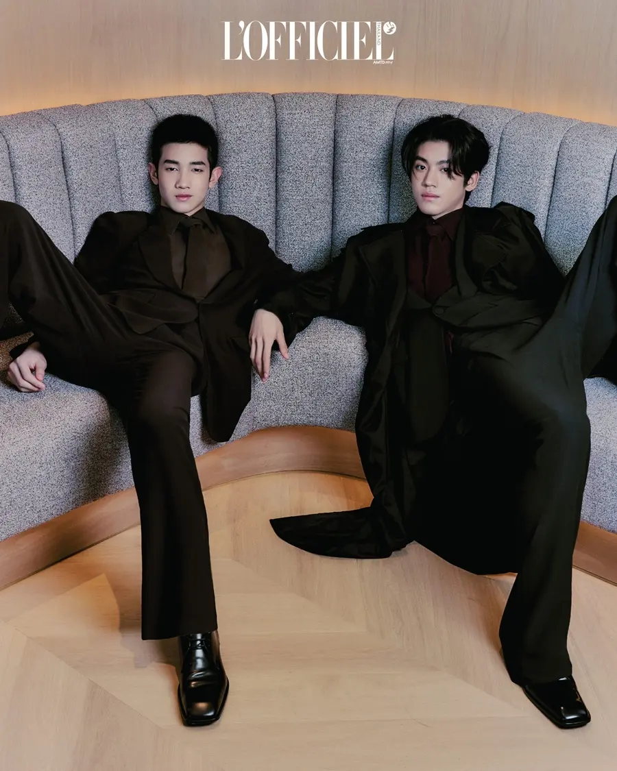 แอลม่อน-ภูมิสุวรรณ & โปรเกรส-ภาสวิชญ์ @ L&rsquo;OFFICIEL Thaland January 2025