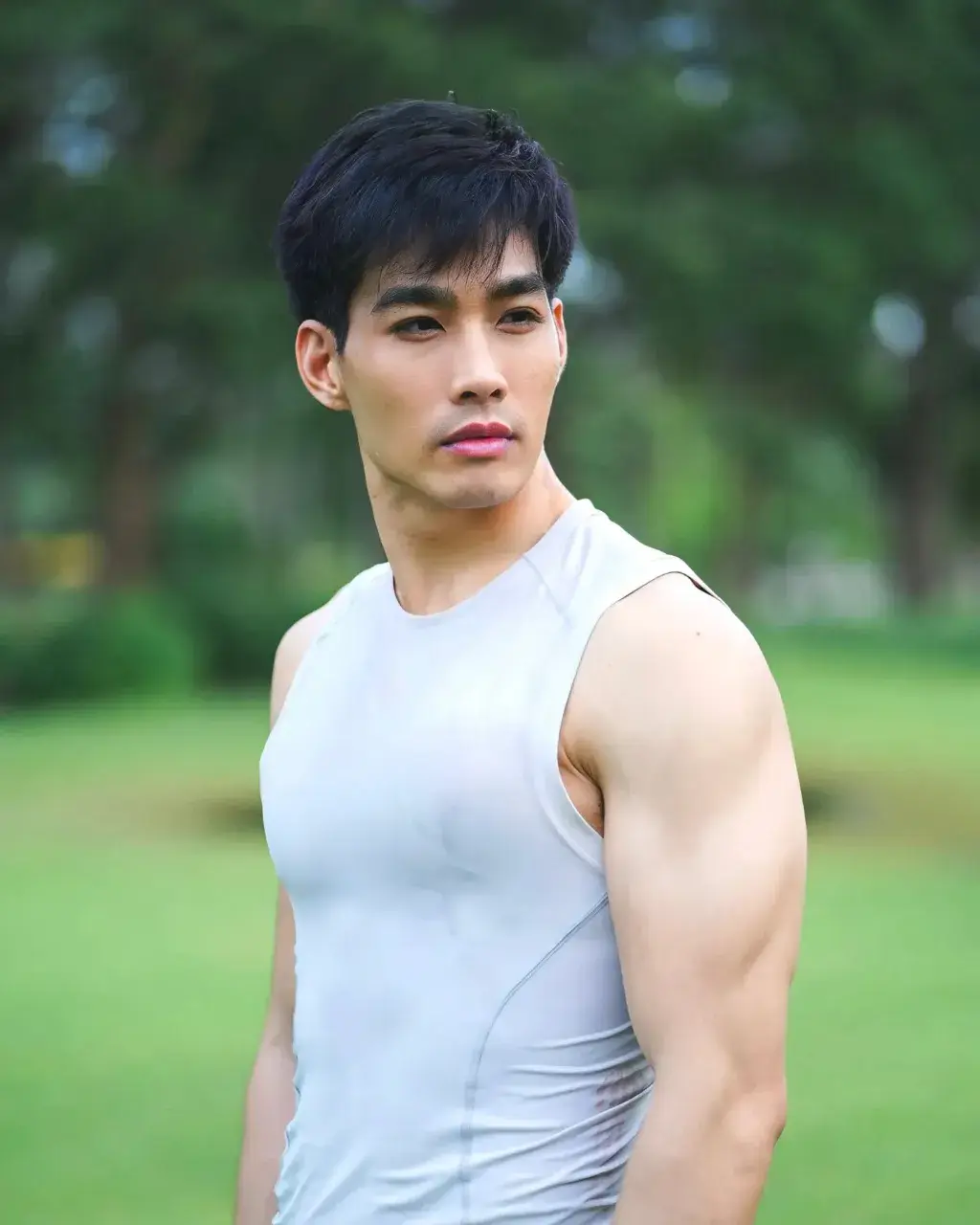 ป่าน คมกฤษณ์ แซ่บน่ารักกล้ามน่าฟัดกำลังดี