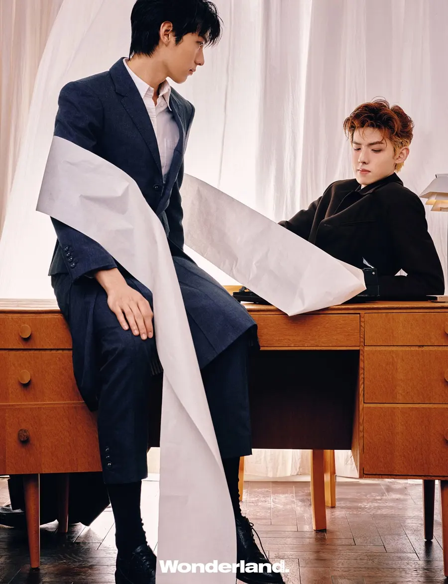 Xie Xinhao & Wang Yizhou @ Wonderland HOMME China S/S 2025