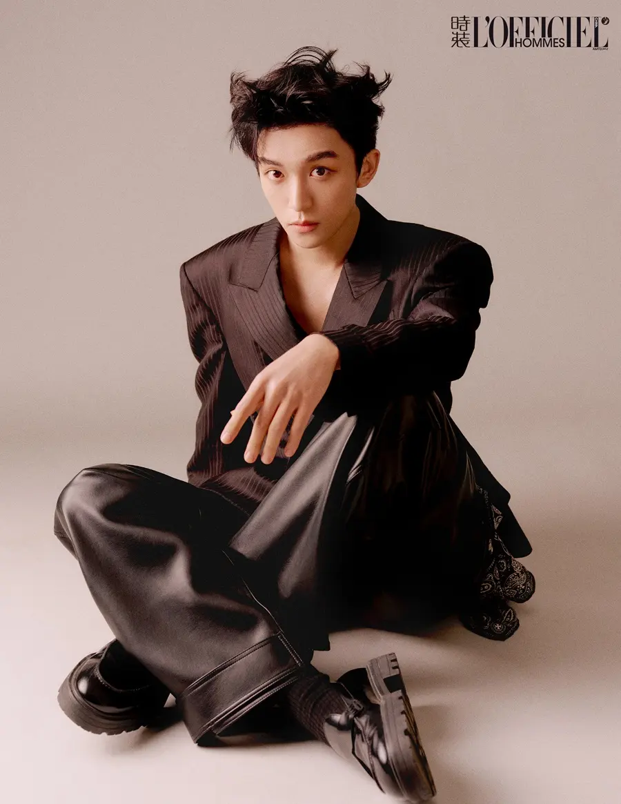 Huang Zihongfan @ L’OFFICIEL HOMMES China February 2025