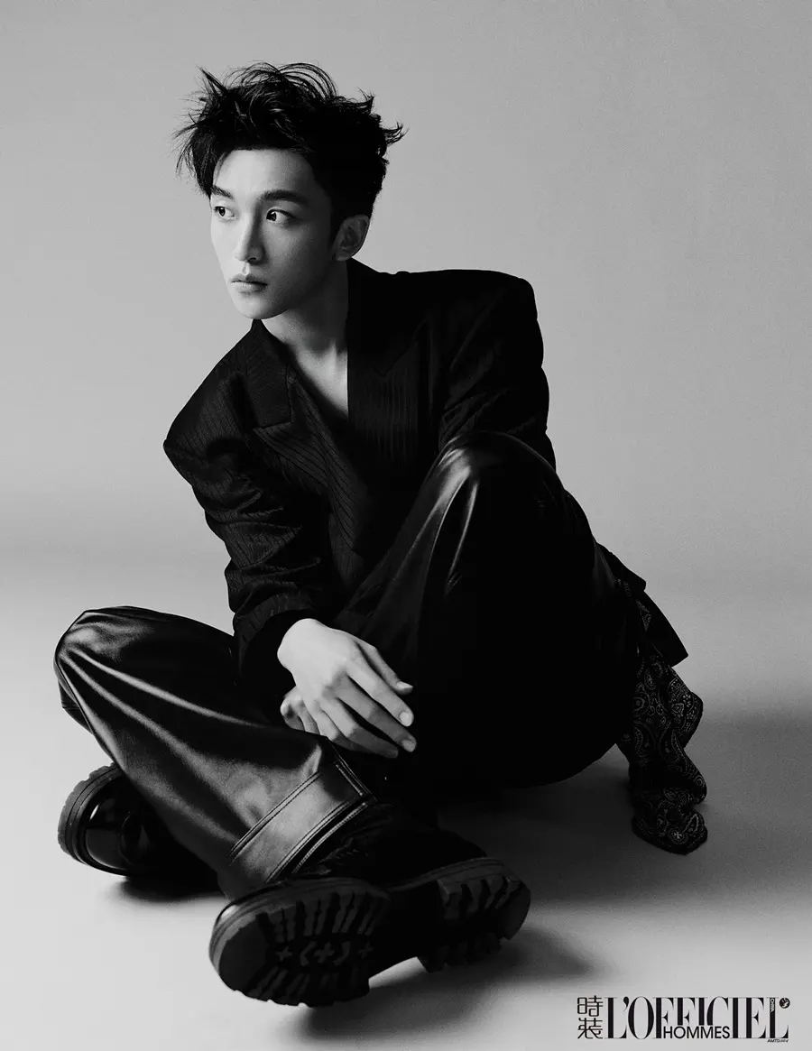 Huang Zihongfan @ L’OFFICIEL HOMMES China February 2025