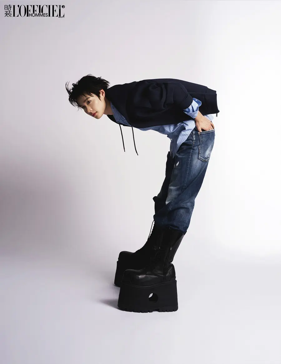 Zhao Kechun @ L’OFFICIEL HOMMES China February 2025