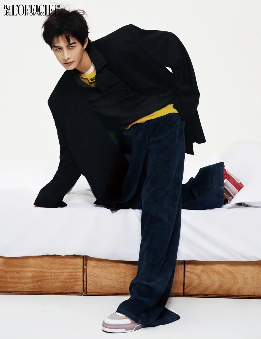 He Jianqi @ L&rsquo;OFFICIEL HOMMES China February 2025