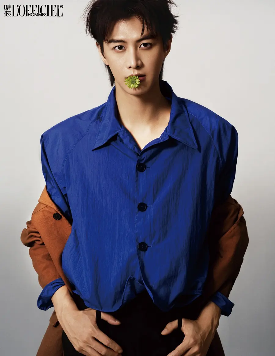 He Jianqi @ L&rsquo;OFFICIEL HOMMES China February 2025