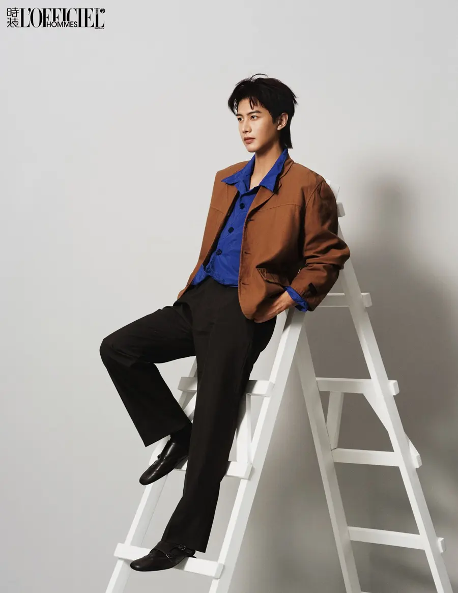 He Jianqi @ L&rsquo;OFFICIEL HOMMES China February 2025