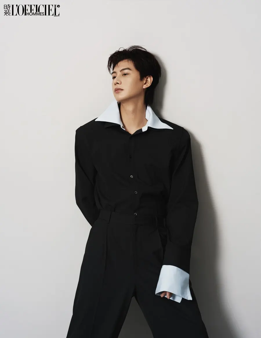 He Jianqi @ L&rsquo;OFFICIEL HOMMES China February 2025