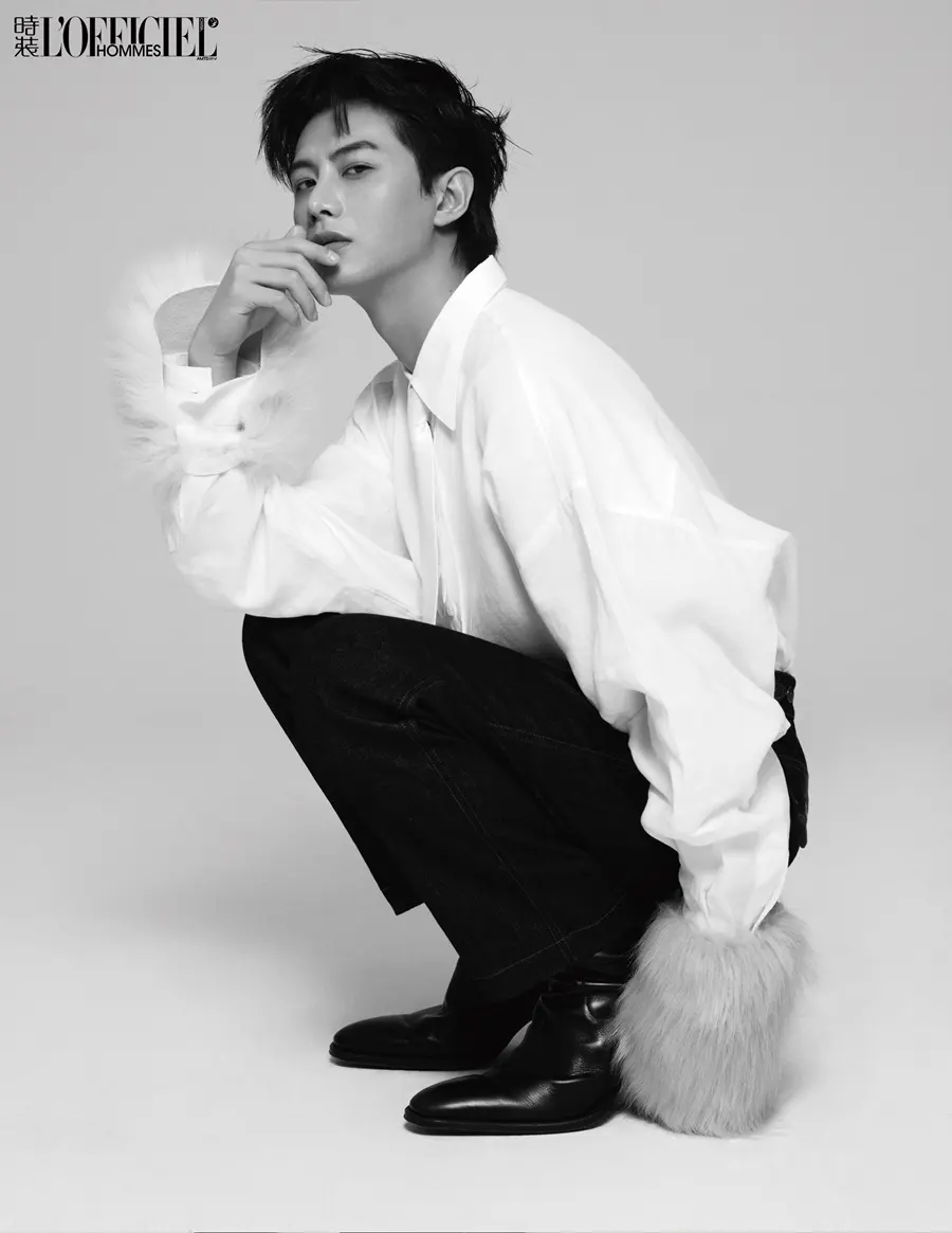 He Jianqi @ L&rsquo;OFFICIEL HOMMES China February 2025
