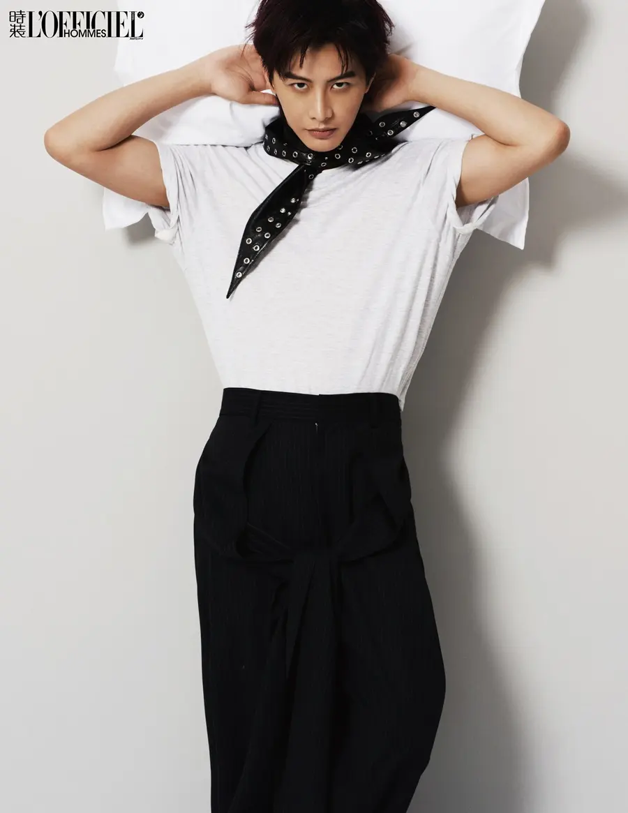 He Jianqi @ L&rsquo;OFFICIEL HOMMES China February 2025