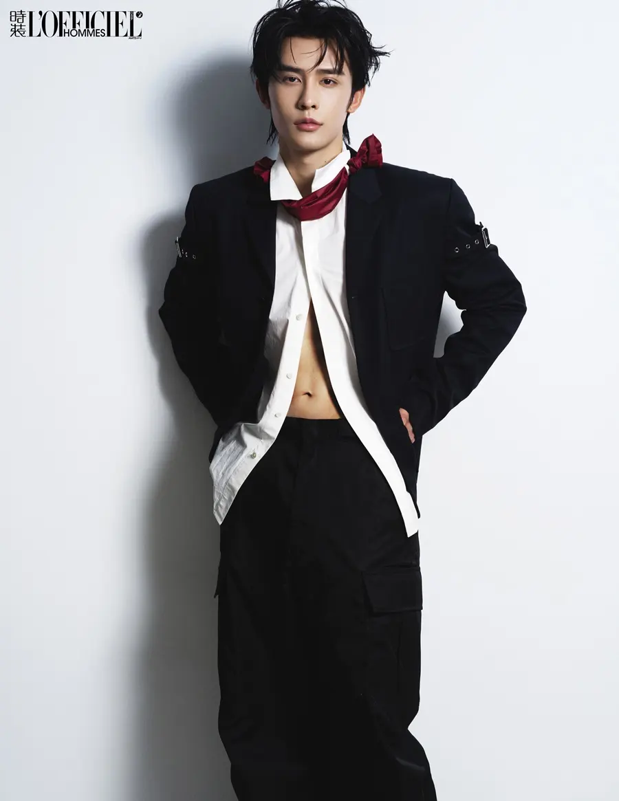 Shen Haonan @ L&rsquo;OFFICIEL HOMMES China February 2025
