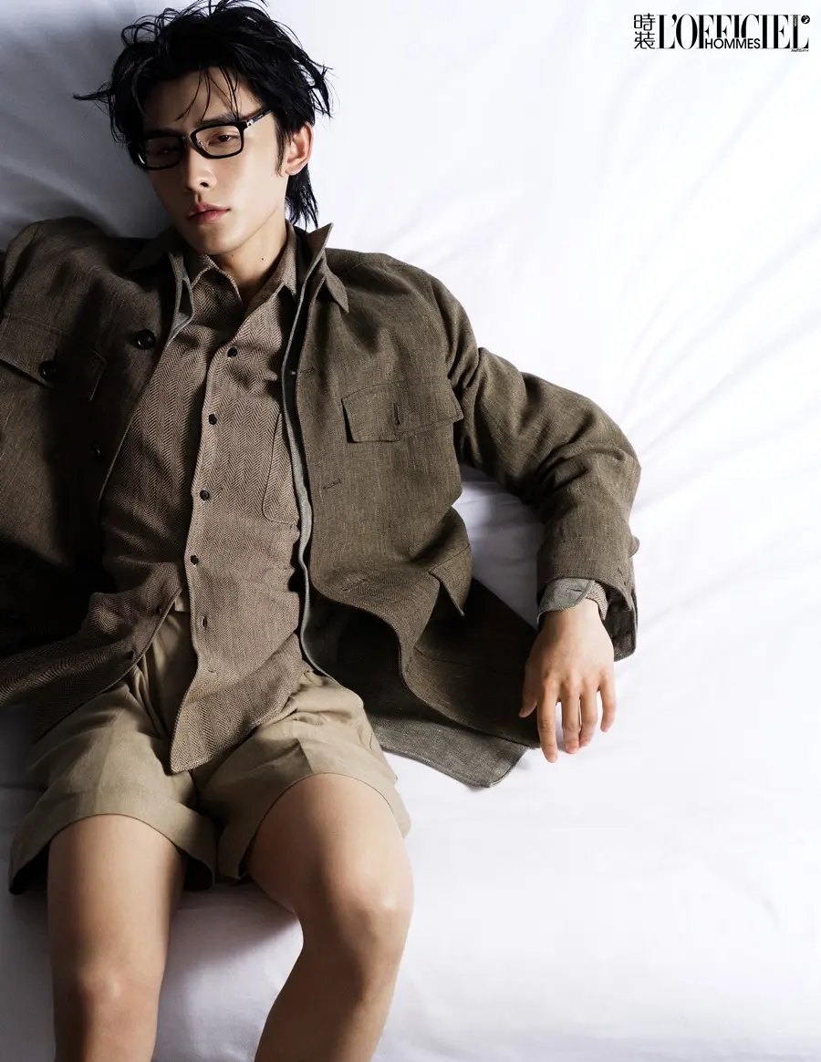 Shen Haonan @ L&rsquo;OFFICIEL HOMMES China February 2025