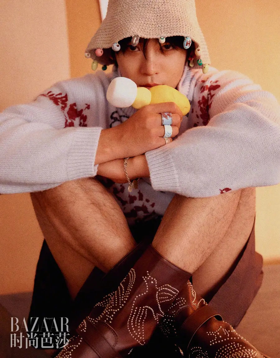 YuShi @ Harper's BAZAAR China February 2025