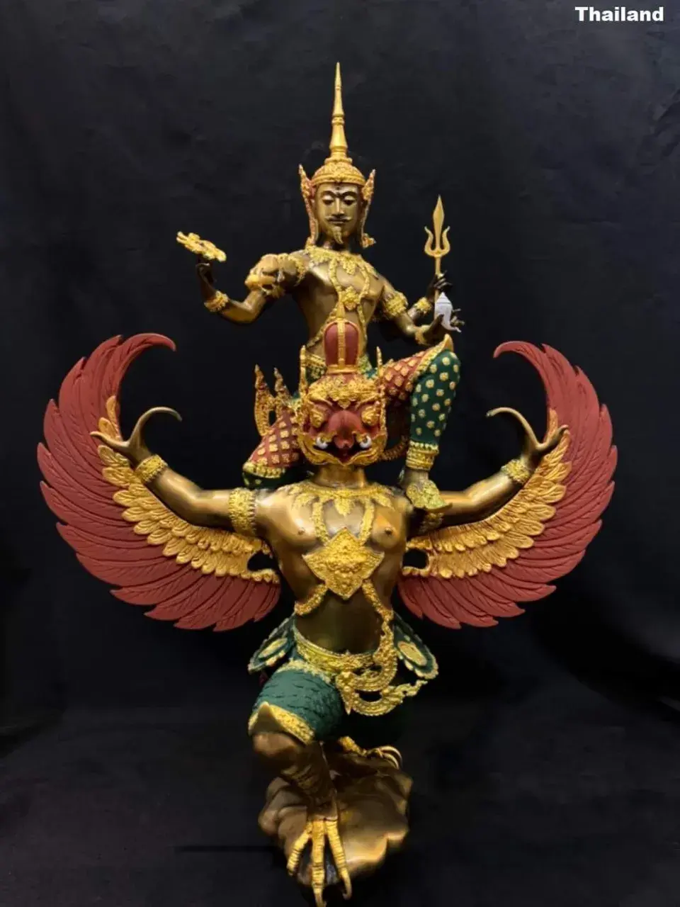 Thai Sculpture of Vishnu and Garuda 🇹🇭