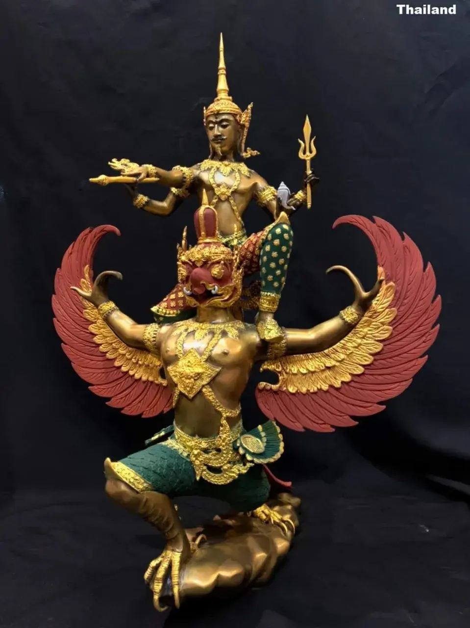 Thai Sculpture of Vishnu and Garuda 🇹🇭