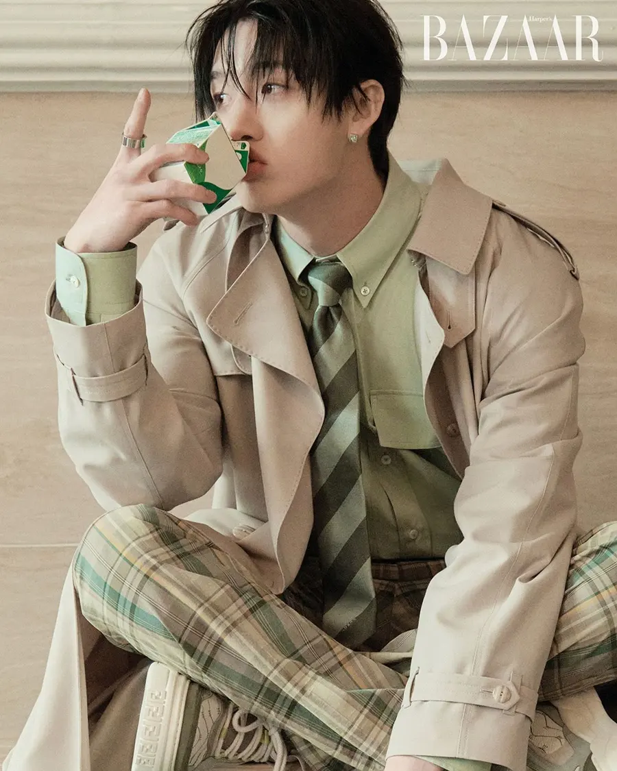 (Stray Kids) Bang Chan @ Harper's BAZAAR Korea February 2025