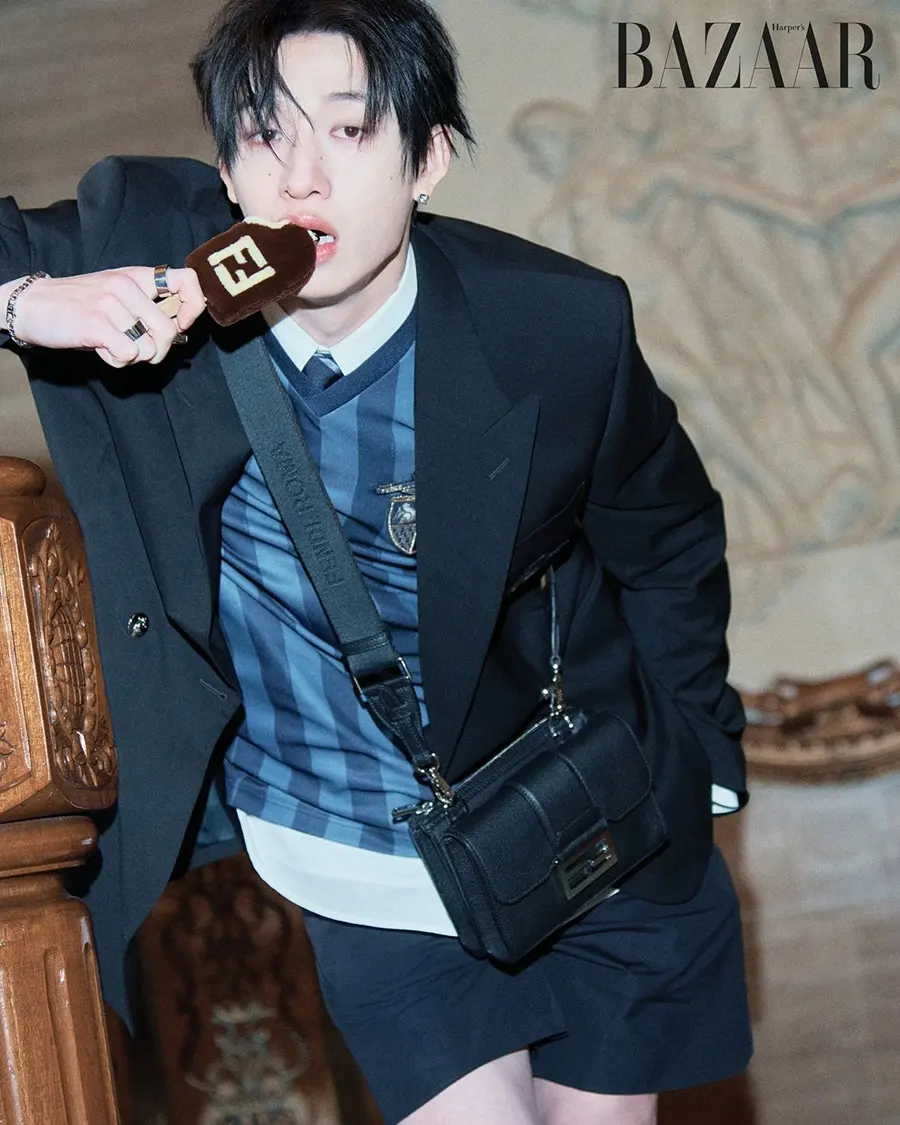 (Stray Kids) Bang Chan @ Harper's BAZAAR Korea February 2025