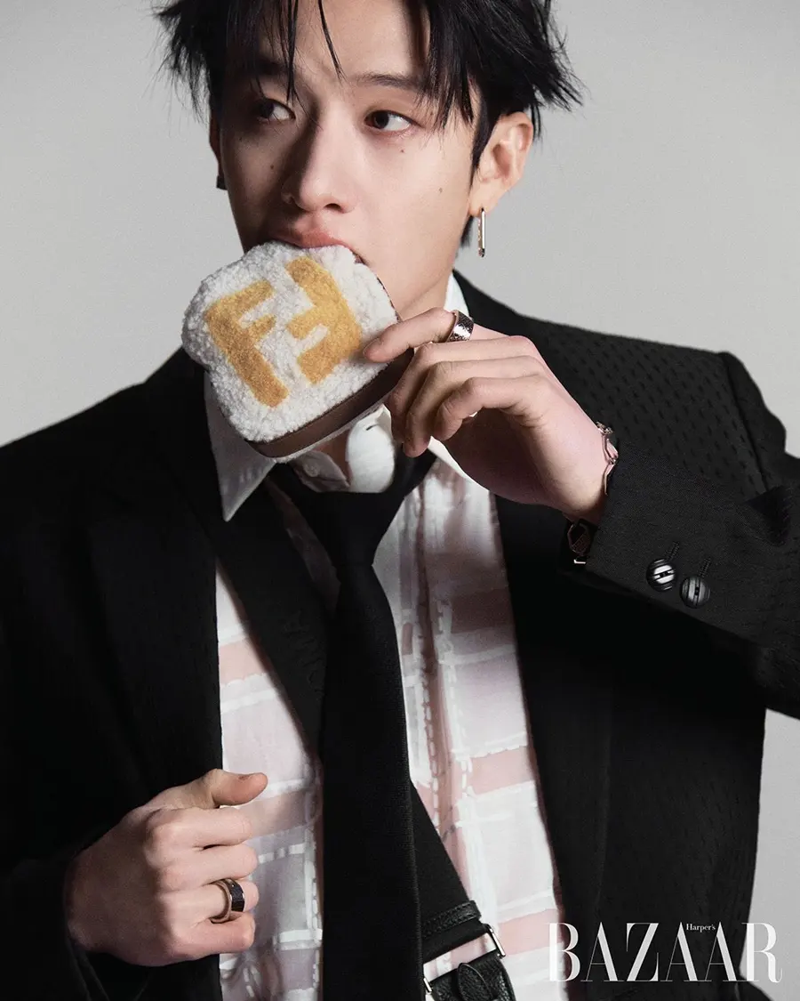 (Stray Kids) Bang Chan @ Harper's BAZAAR Korea February 2025