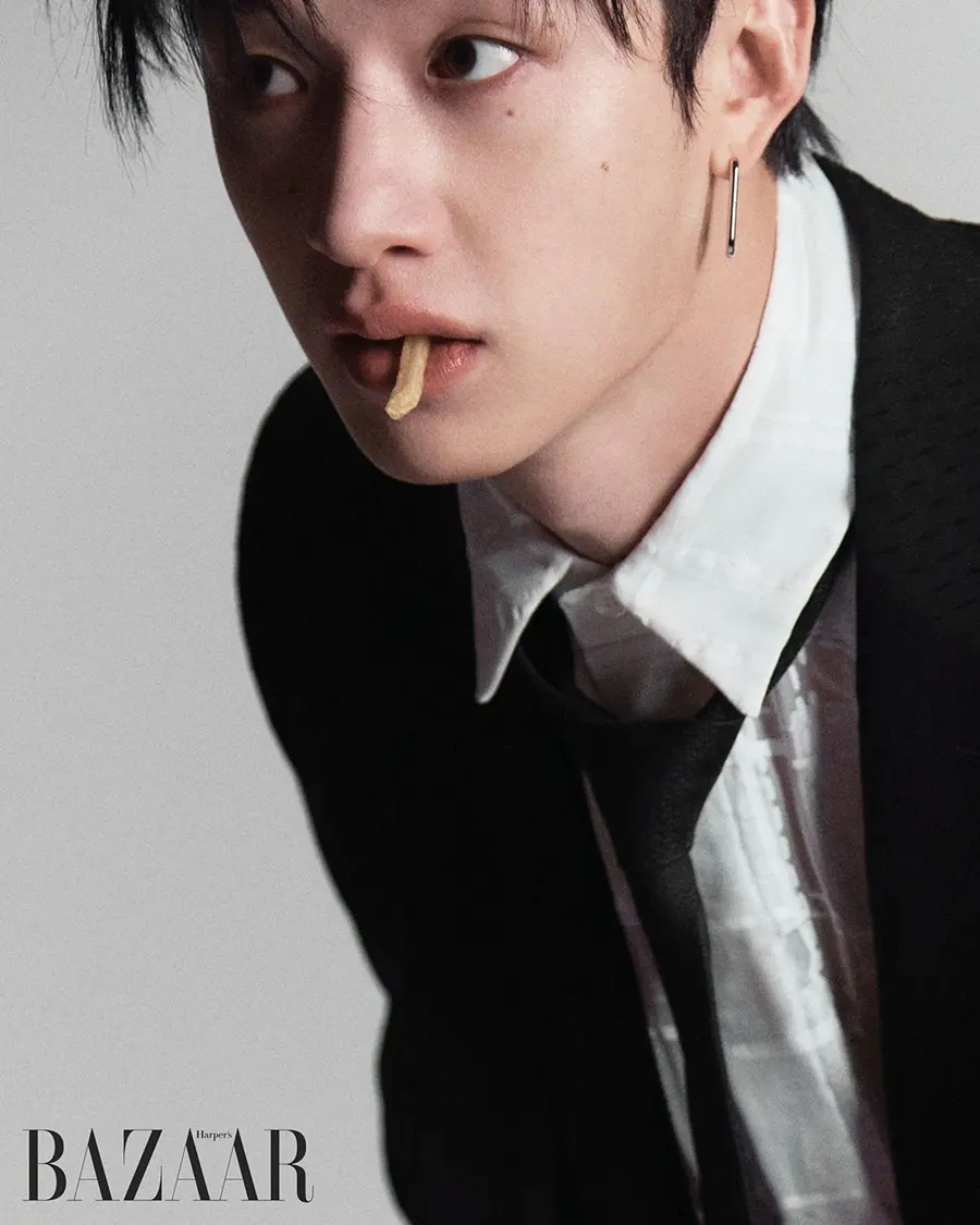 (Stray Kids) Bang Chan @ Harper's BAZAAR Korea February 2025