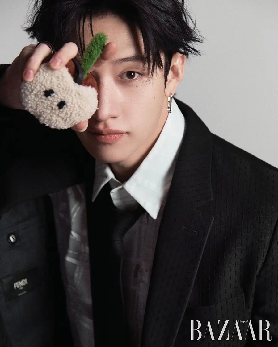 (Stray Kids) Bang Chan @ Harper's BAZAAR Korea February 2025