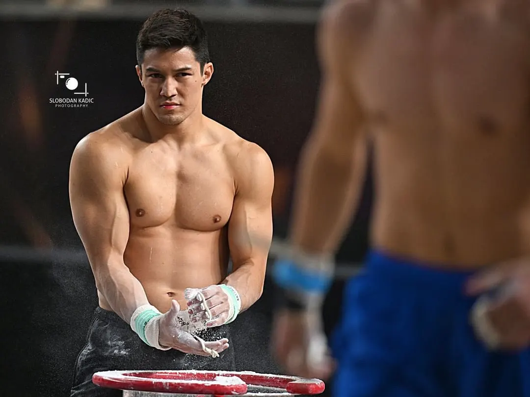 Brazilian gymnast : Arthur nory caught