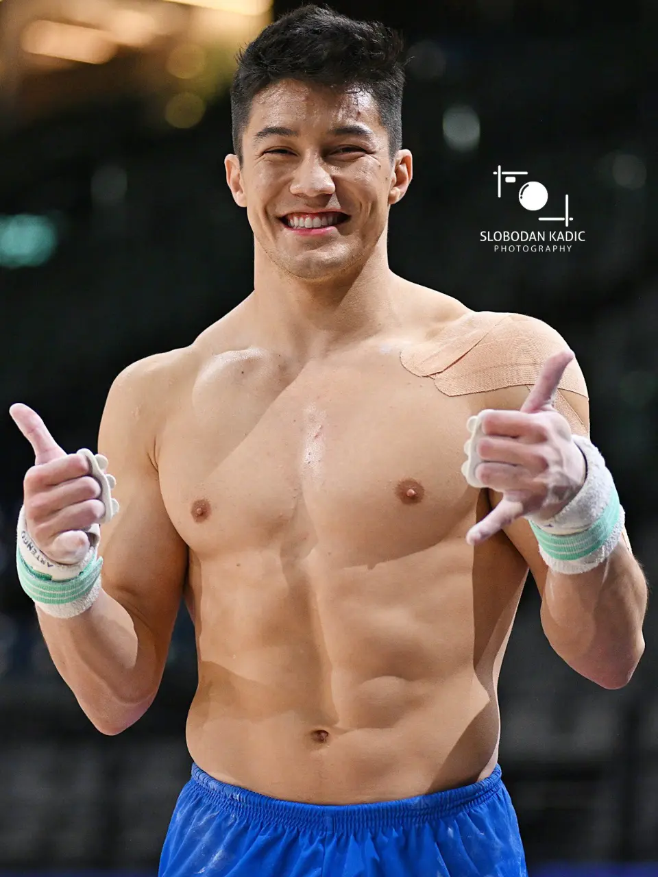 Brazilian gymnast : Arthur nory caught