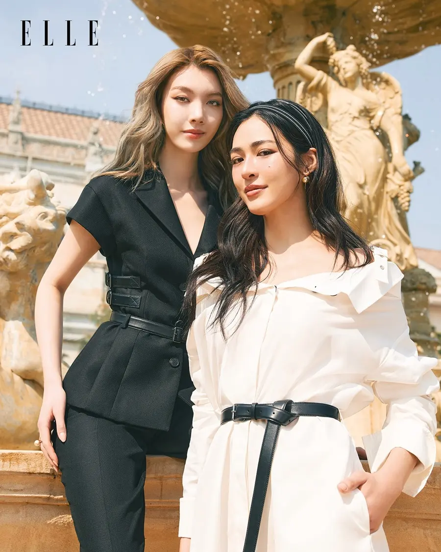 หลิงหลิง-ศิริลักษณ์ คอง & ออม กรณ์นภัส @ ELLE Hong Kong March 2025