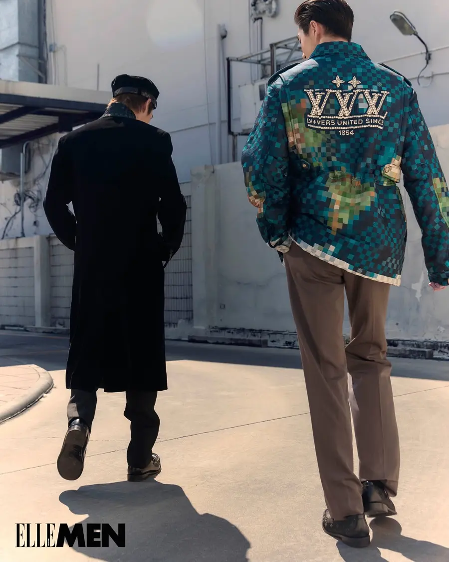 ต่อ-ธนภพ & เจเจ-กฤษณภูมิ @ ELLE MEN Thailand January 2025
