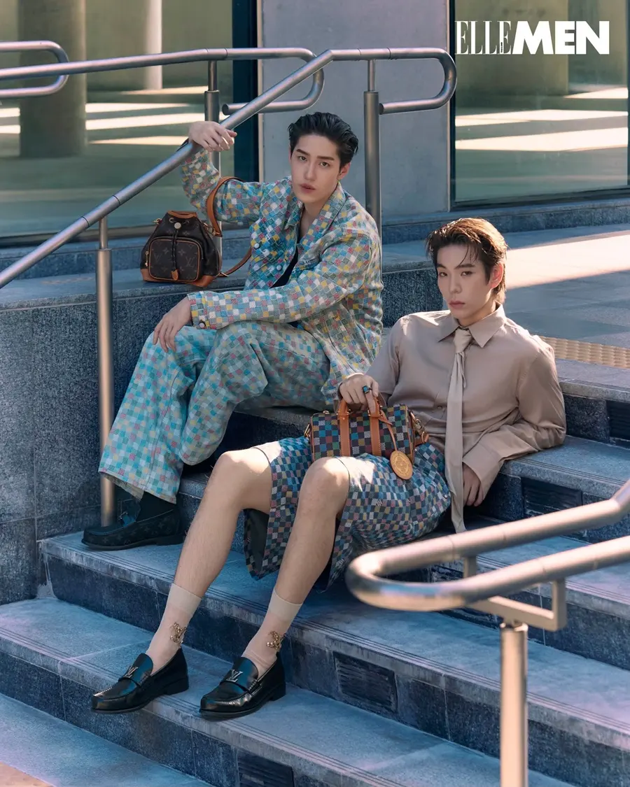 ต่อ-ธนภพ & เจเจ-กฤษณภูมิ @ ELLE MEN Thailand January 2025
