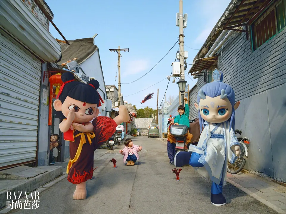 Nezha & Ao Bing @ Harper's BAZAAR China March 2025