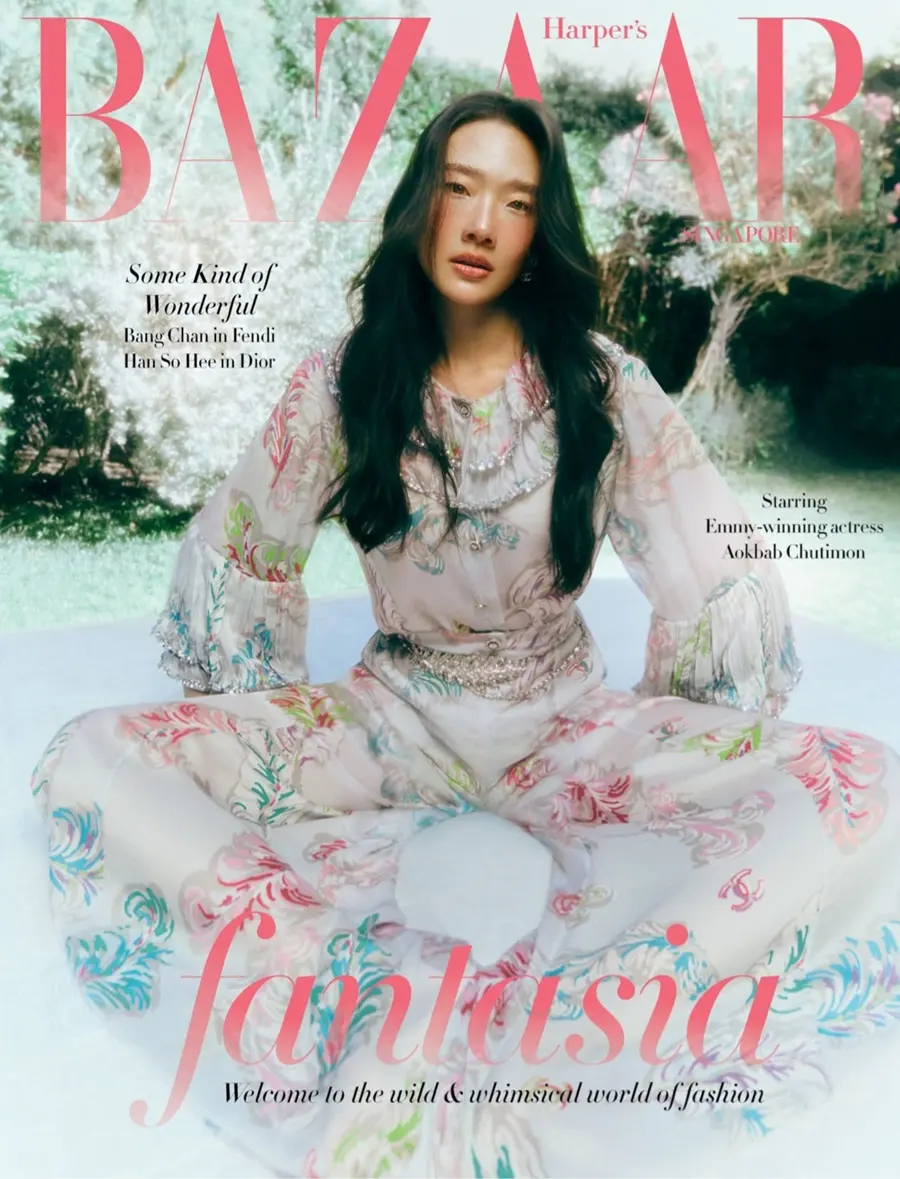 ออกแบบ ชุติมณฑน์ @ Harper's BAZAAR Singapore March 2025