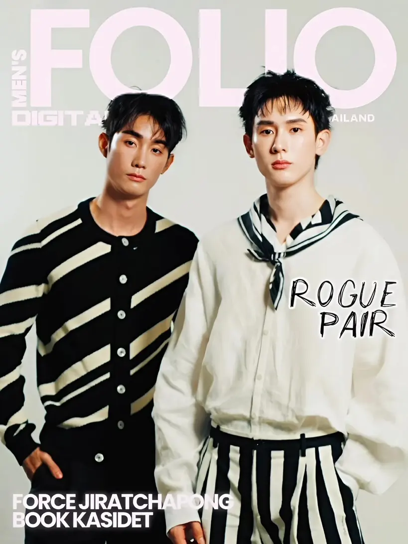 ฟอส จิรัชพงศ์ & บุ๊ค กษิดิ์เดช @ MEN'S FOLIO Thailand March 2025