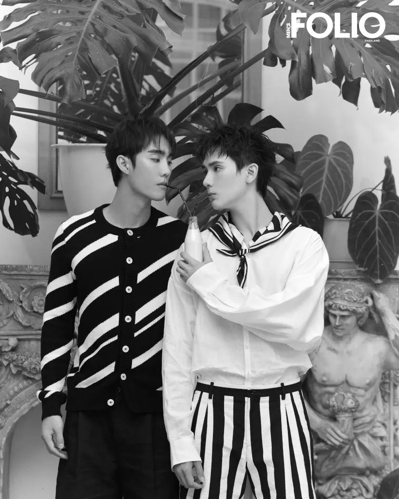 ฟอส จิรัชพงศ์ & บุ๊ค กษิดิ์เดช @ MEN'S FOLIO Thailand March 2025