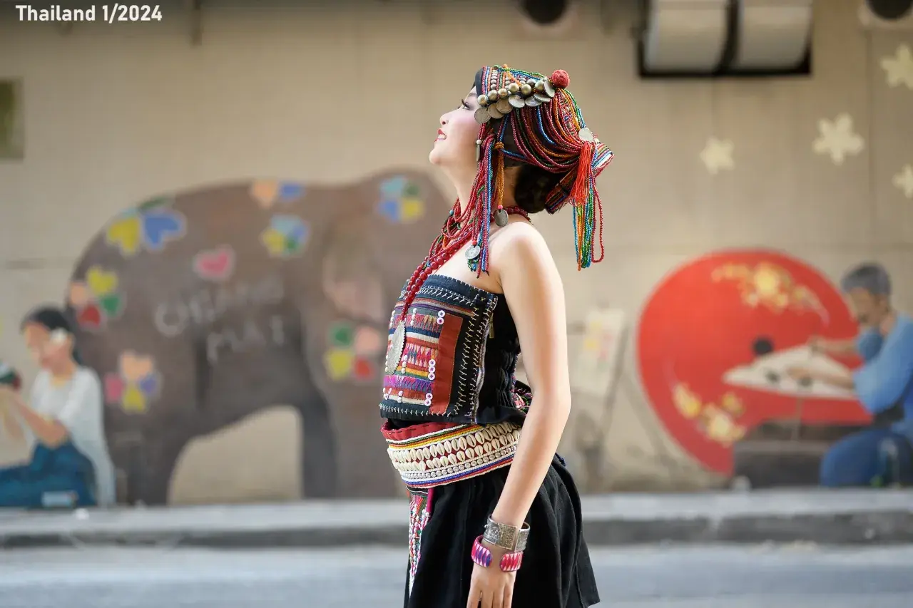 Thai Girl in Akha Dress 🇹🇭