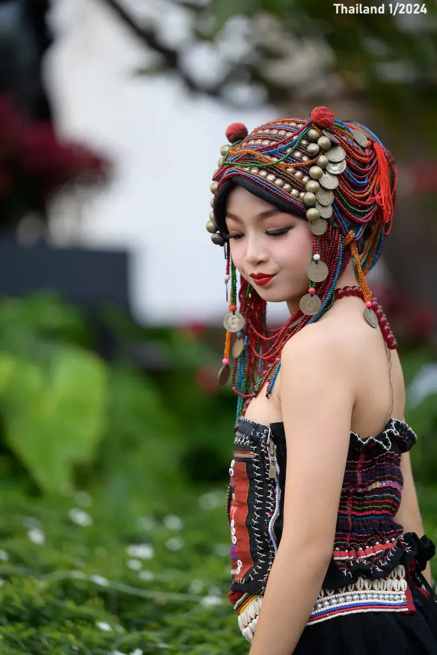 Thai Girl in Akha Dress 🇹🇭
