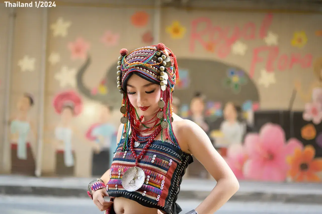 Thai Girl in Akha Dress 🇹🇭