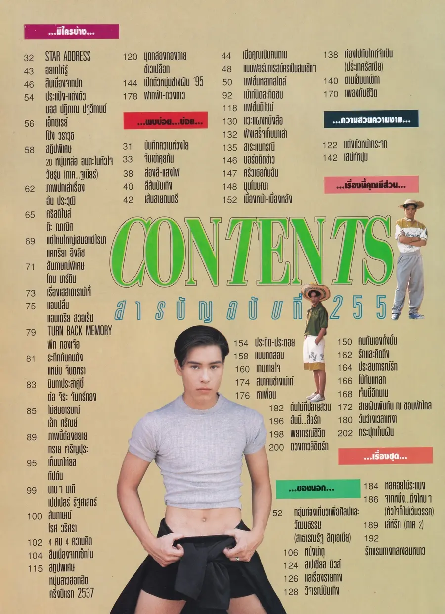 (วันวาน) ฟลุ๊ค เกริกพล @ นิตยสาร เธอกับฉัน ปีที่ 10 ฉบับที่ 255 ปักษ์แรก กรกฎาคม 2537