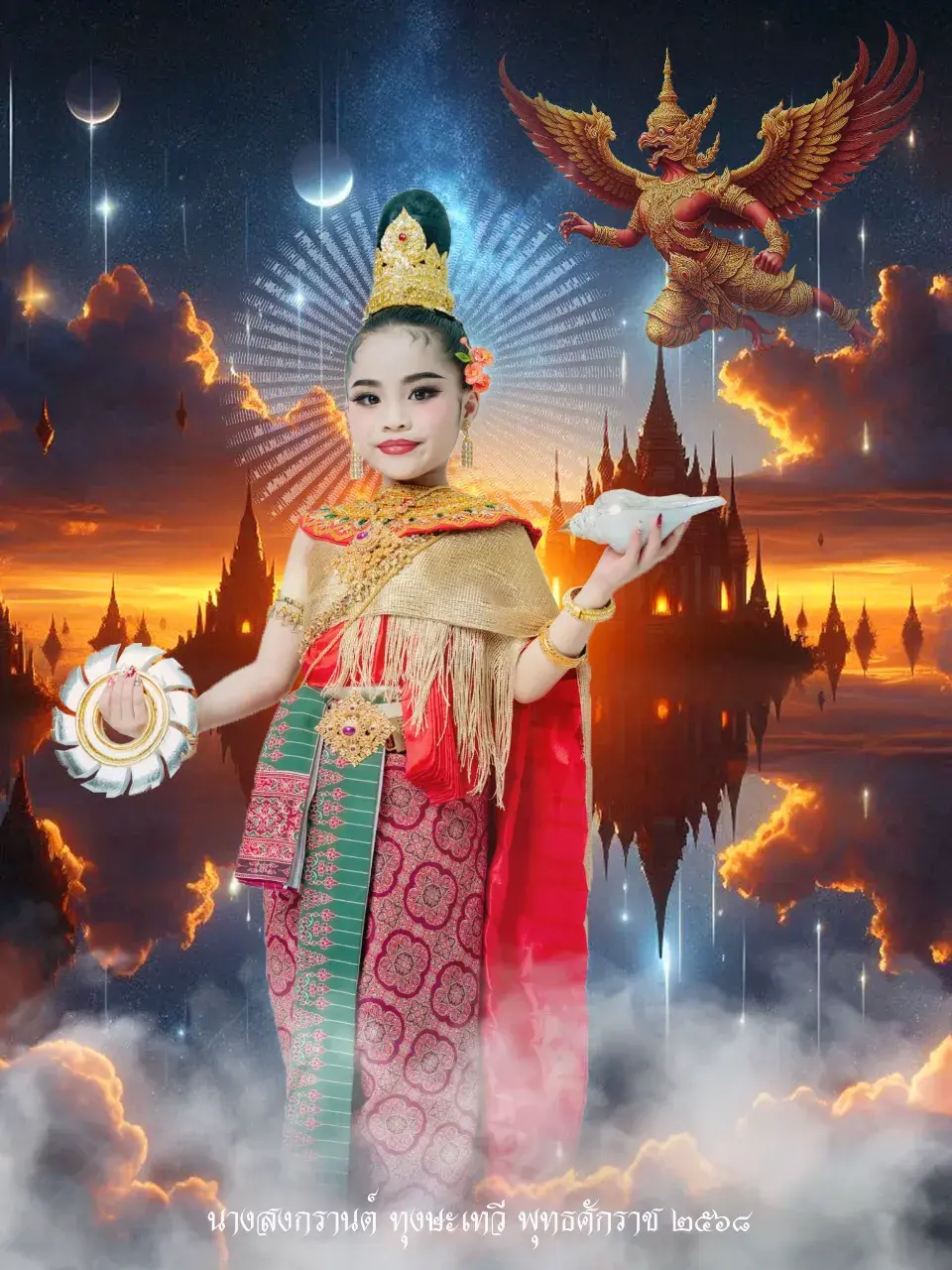 THAILAND 🇹🇭 | Thungsa Devi: Songkran Goddess 2025
