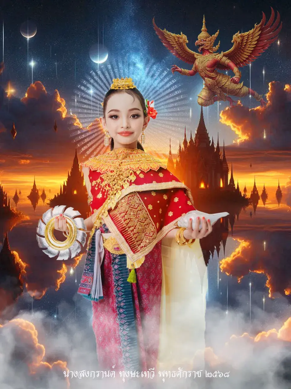THAILAND 🇹🇭 | Thungsa Devi: Songkran Goddess 2025