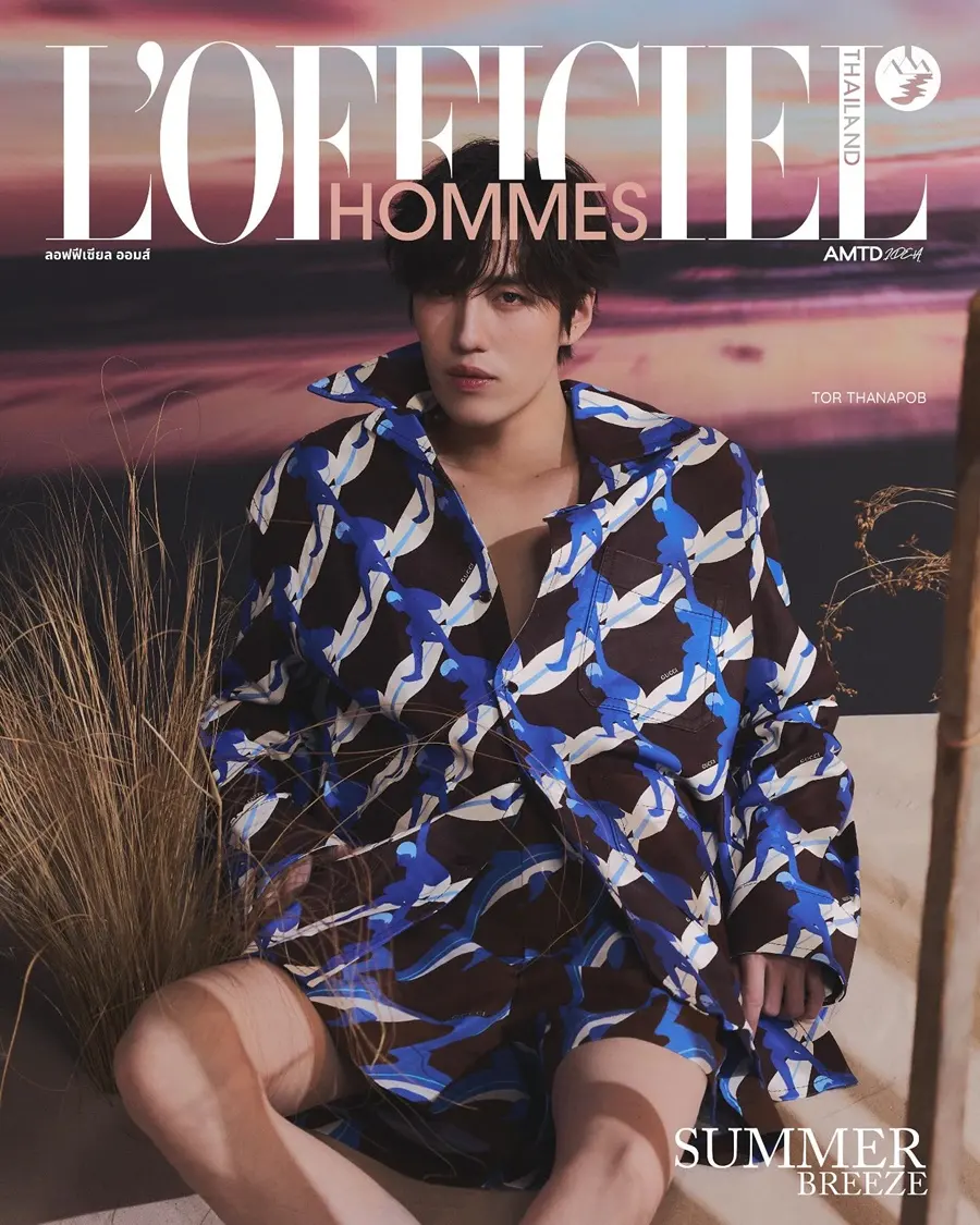ต่อ-ธนภพ @ L&rsquo;OFFICIEL HOMMES Thailand April 2025