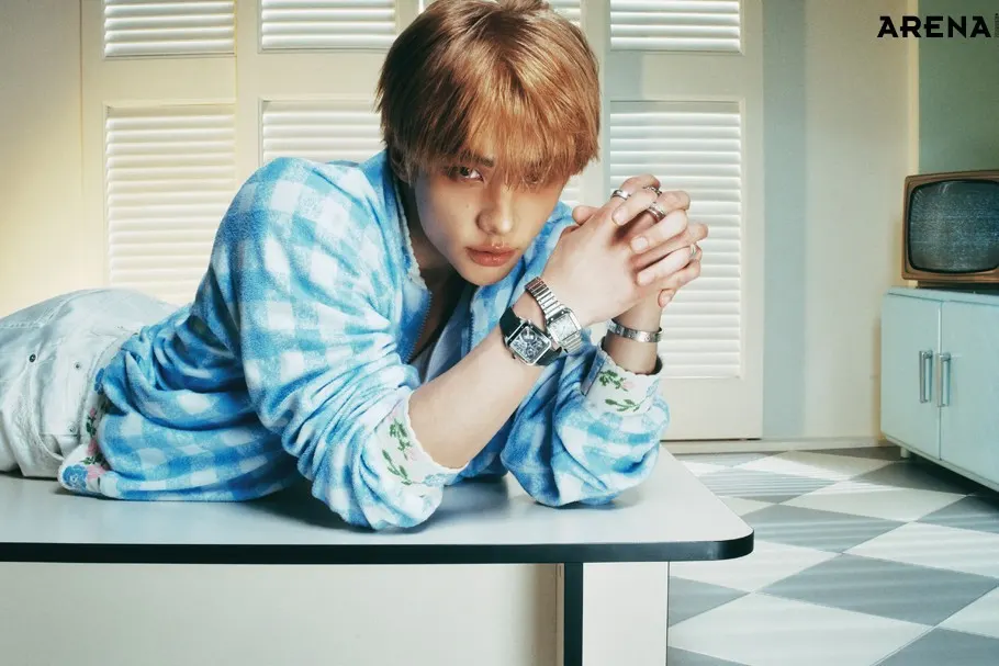 (Stray Kids) Hyunjin @ Arena HOMME+ Korea June 2025