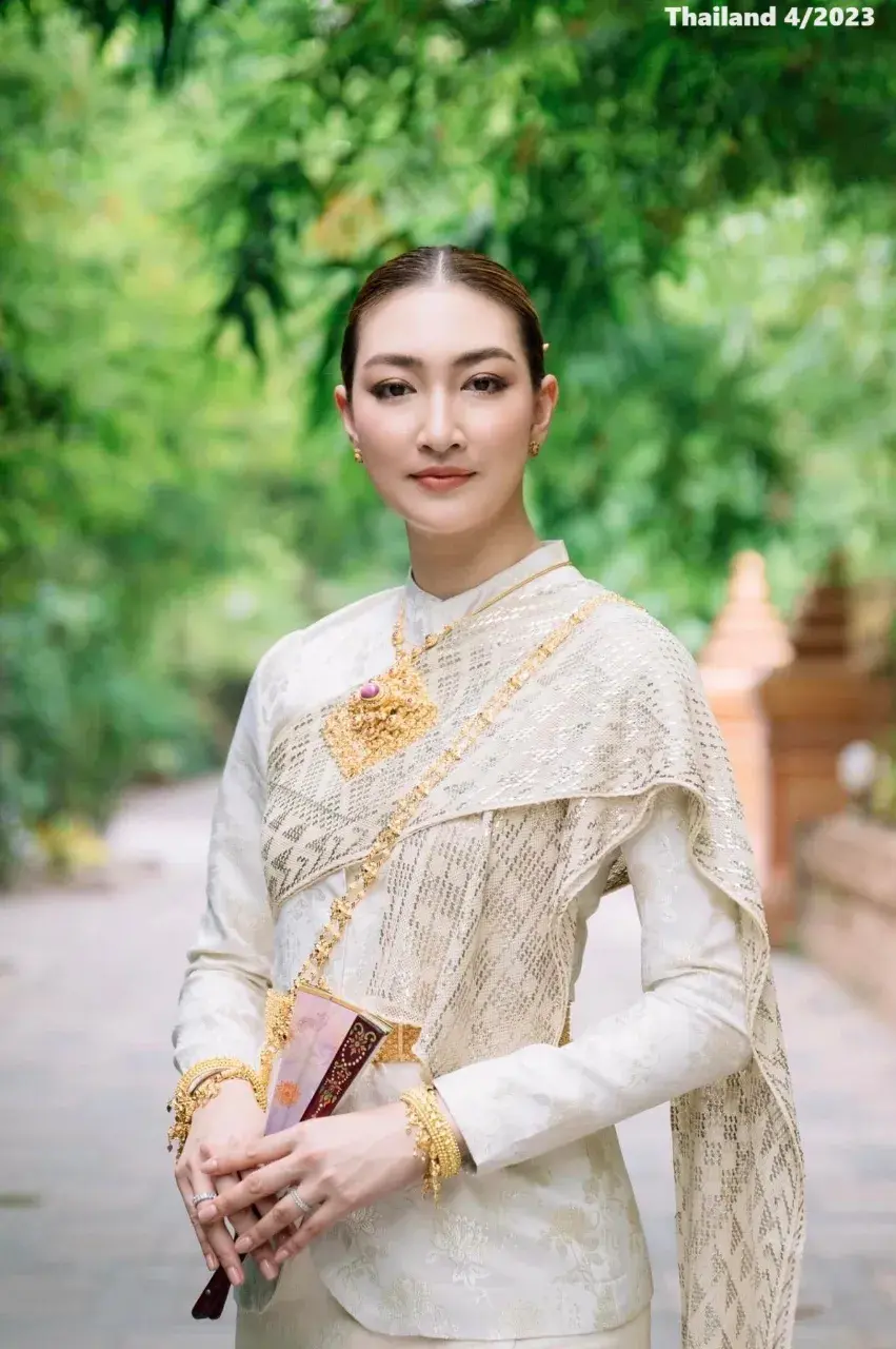 Pancake Khemanit in Thai Dress 🇹🇭