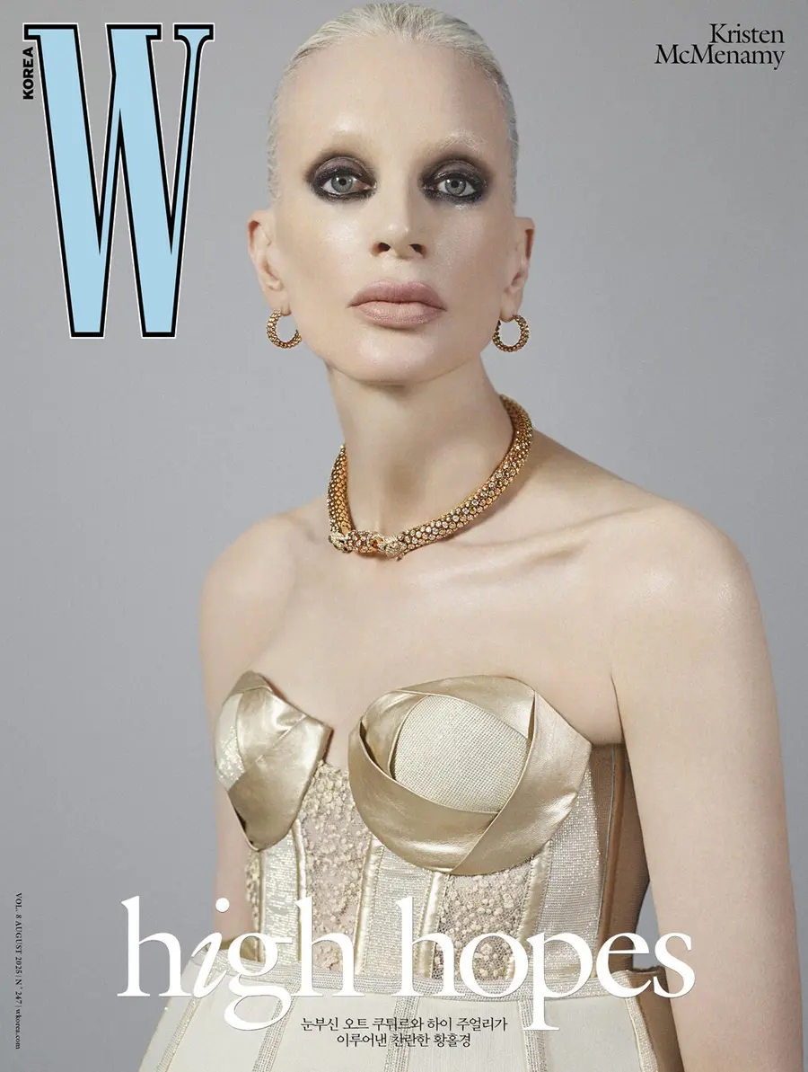 Kristen McMenamy @ W Korea August 2025