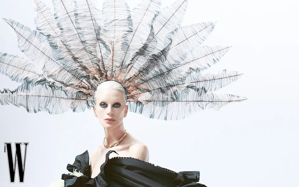 Kristen McMenamy @ W Korea August 2025