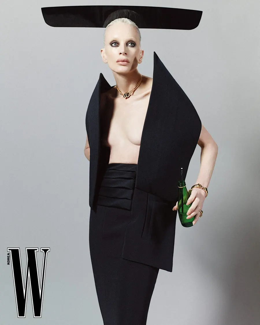 Kristen McMenamy @ W Korea August 2025