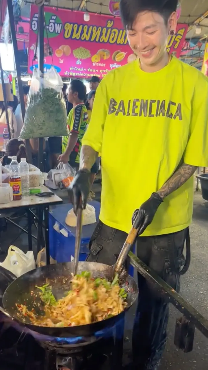 Cool and cute guys at work in Thailand.