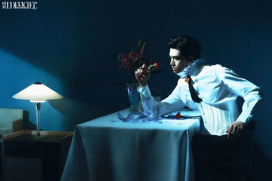 Zhang Kangle @ L&rsquo;OFFICIEL HOMMES China August 2025