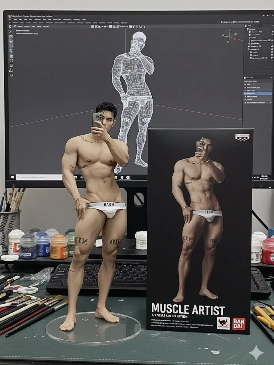 Savon Chan David's AI-generated figure