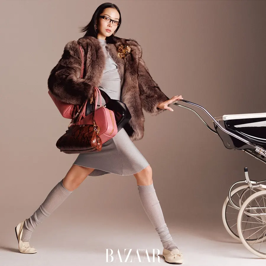Ju Xiaowen @ Harper's BAZAAR China October 2025