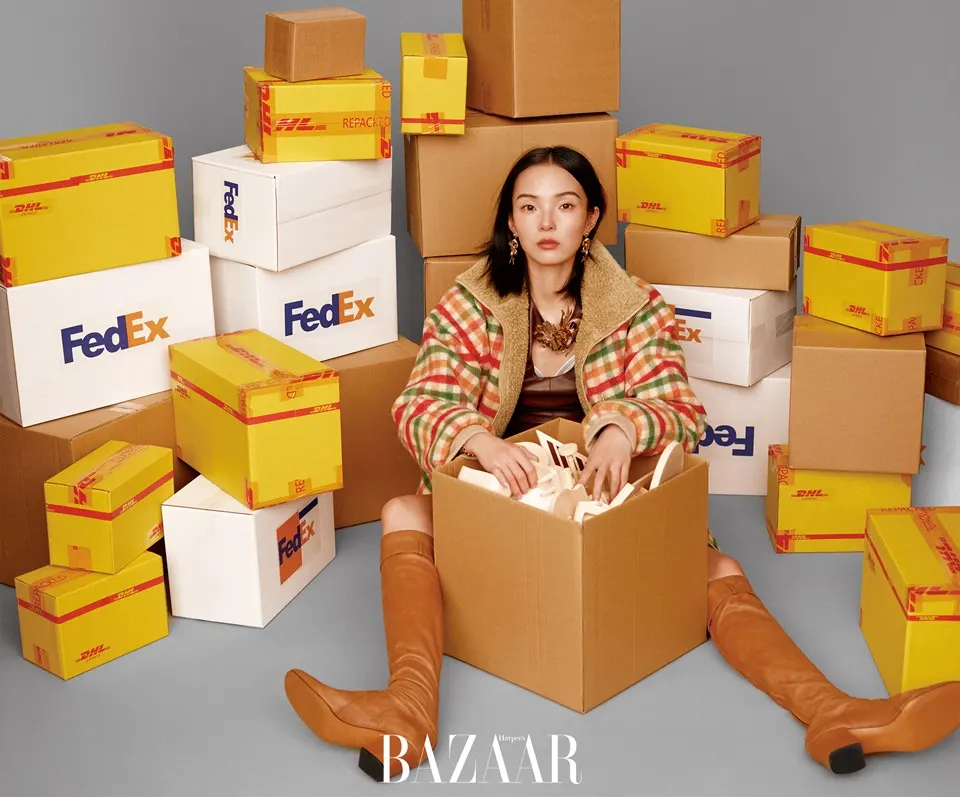 Ju Xiaowen @ Harper's BAZAAR China October 2025