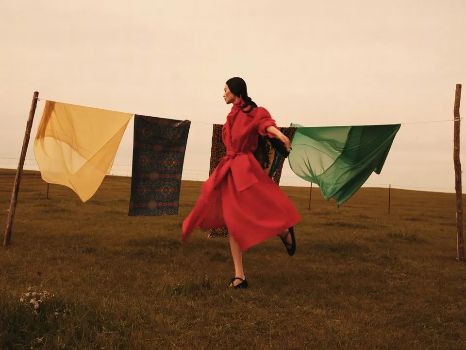 He Cong @ Harper's BAZAAR China October 2025